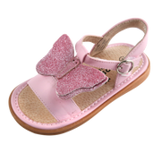 Vanessa Butterfly Sandal | Toddler Squeaky Shoes | mooshu TRAINERS | Girls meet Vanessa Butterfly! Vanessa meet your new best friend! Sparkly and fun Butterfly Sandal with adjustable ankle straps. Available in White, Silver, Gold & Pink