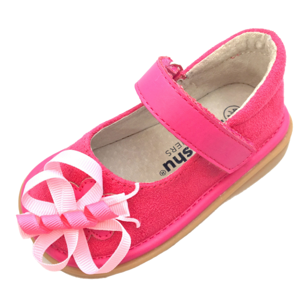 Harlow Ultrasuede Mary Jane Toddler Squeaky Shoes